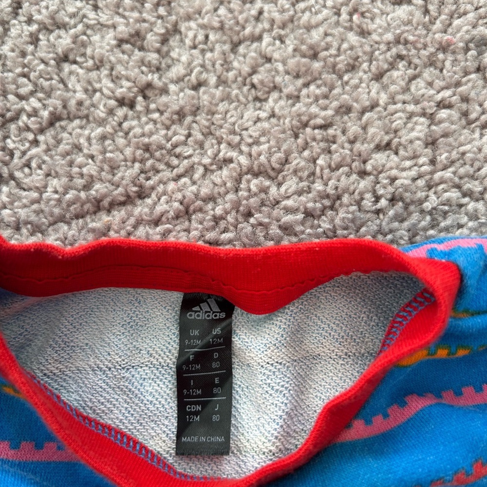 Adidas & Lego Boys One Piece Striped  PJ w Pocket

Size 12M - Picture 5 of 6